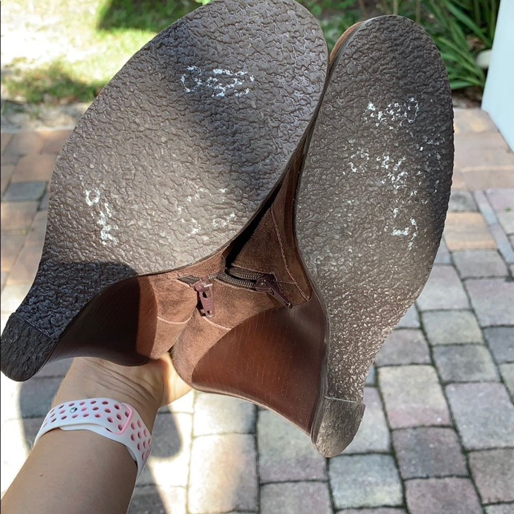 Vince Camuto Patchwork Suede Boots - image 7